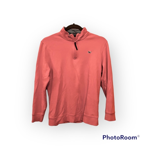 Boys Vineyard Vines cotton 1/4 zip - Picture 1 of 4